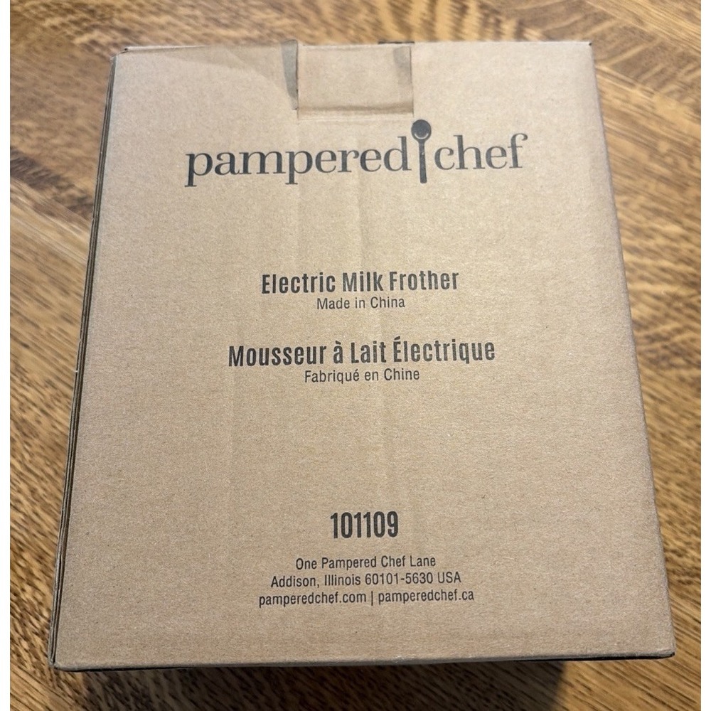 Pampered Chef Electric Milk Frother #101109 - NEW Open Box